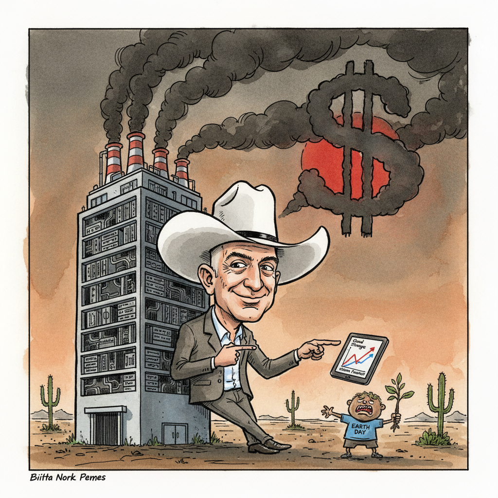 Amazon's New Texas Data Center: Eco-Apocalypse or Just Really Efficient Cloud-Cover?
