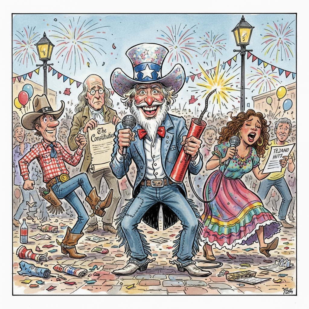 America's Quarter-Millennium Bash: "Experiment" Fails to Produce Consistent Theme, Citizens Advised to Improvise