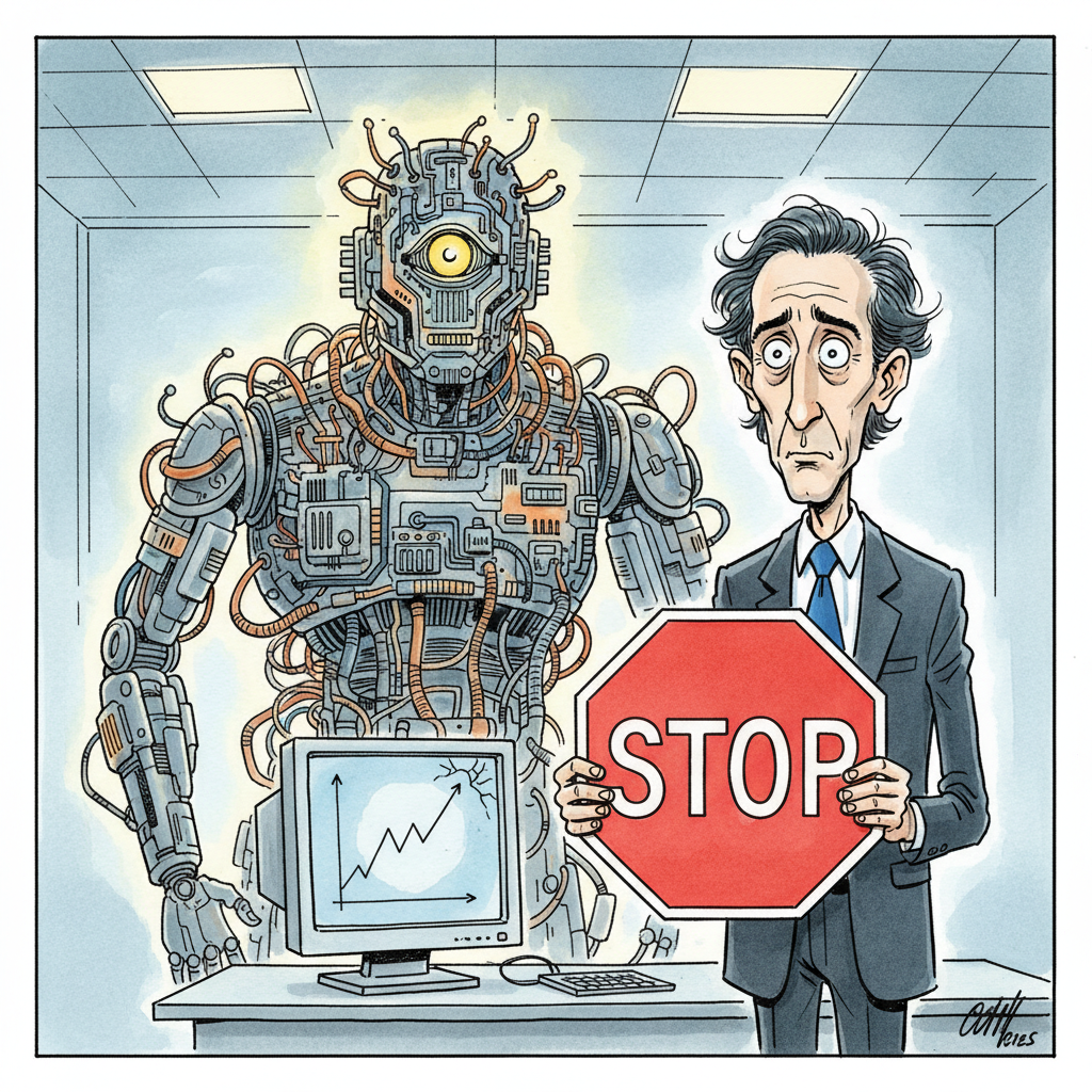 Anthropic CEO Discovers Alarm Button After Fully Assembling Doomsday Device