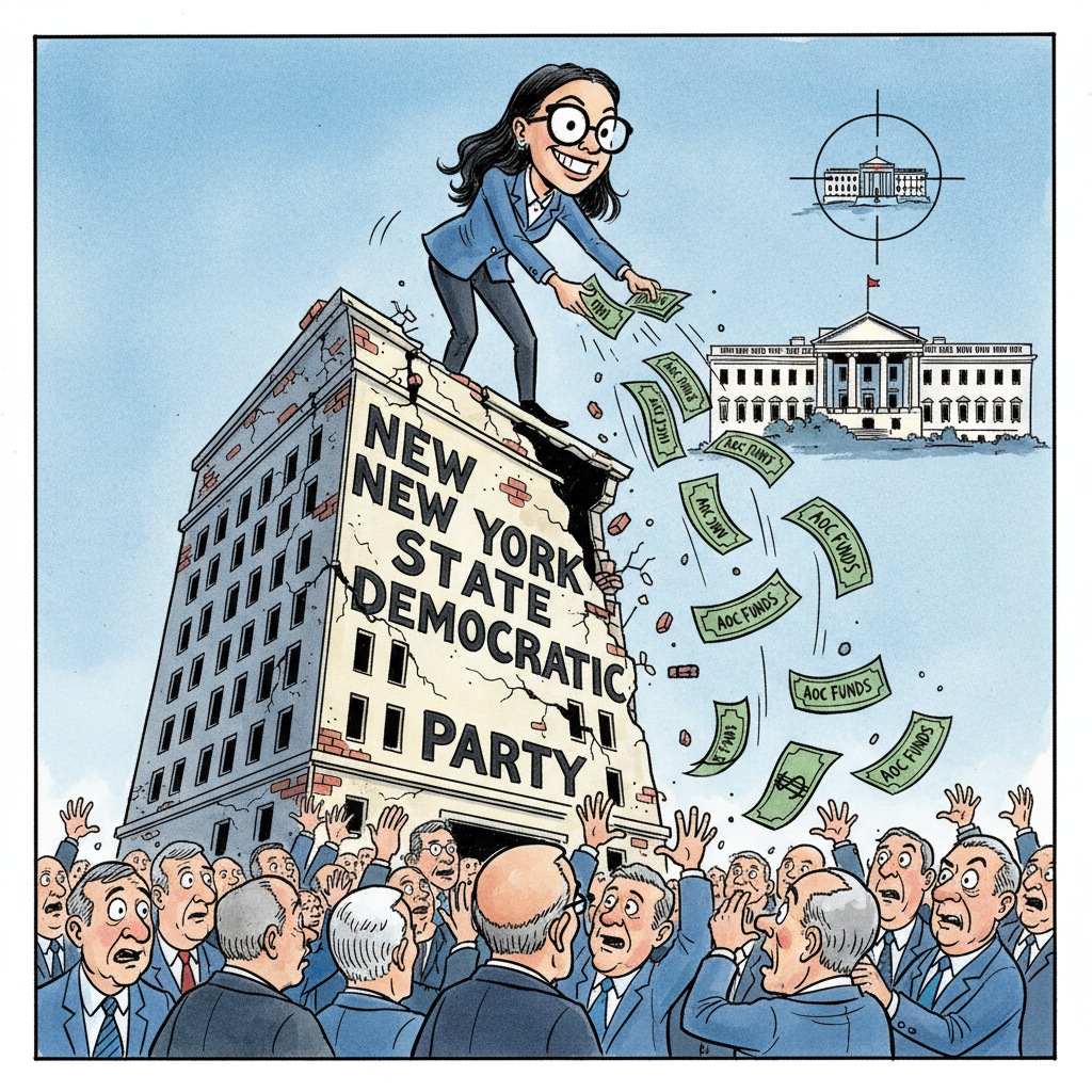 AOC's Empire Sprawls: Local Democrats Now Recipients of Progressive Alms, Future Monarch Unclear