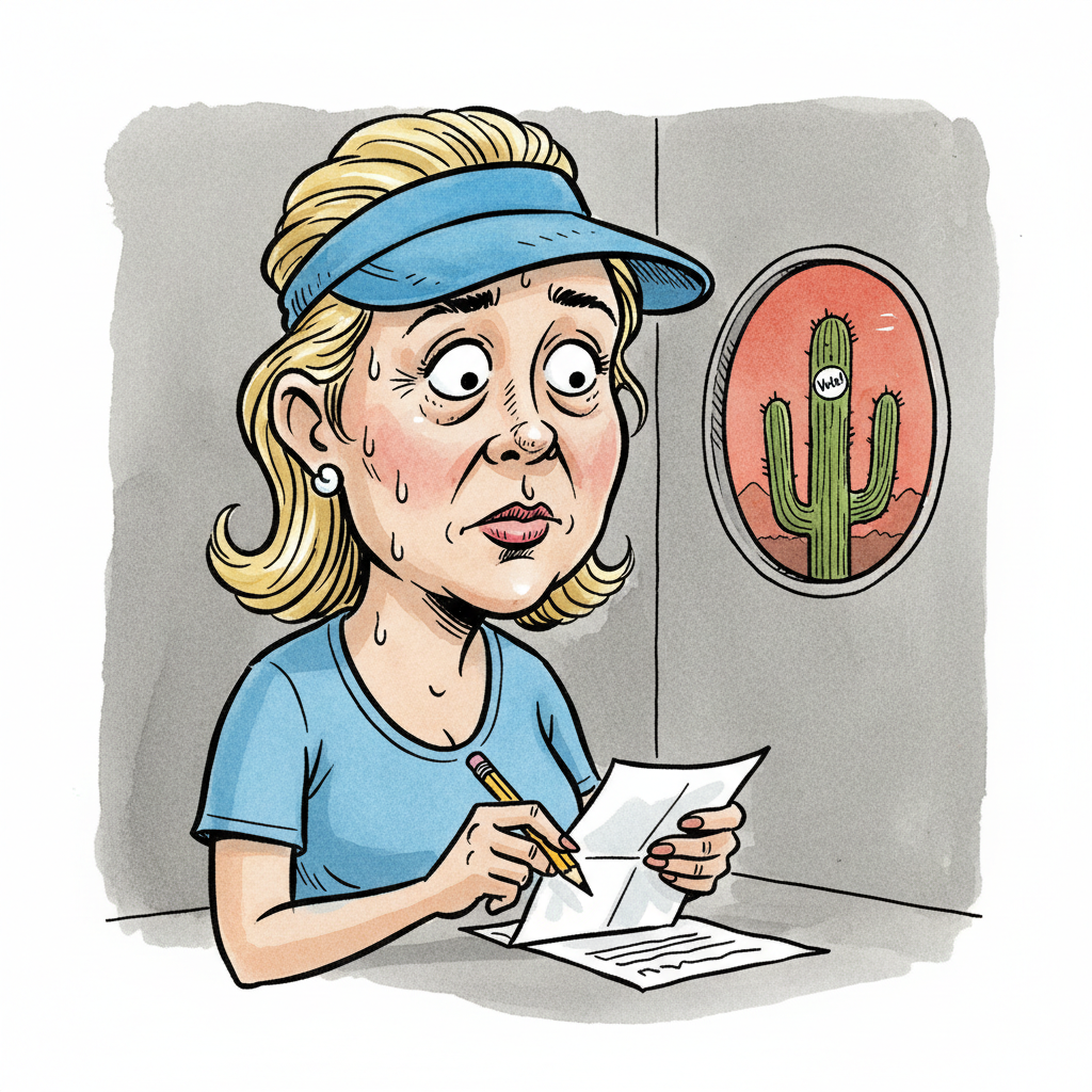 Arizona Polls Reveal Shocking Disinterest in America's Future, Voters Opt For 'Surprise Me!' Option