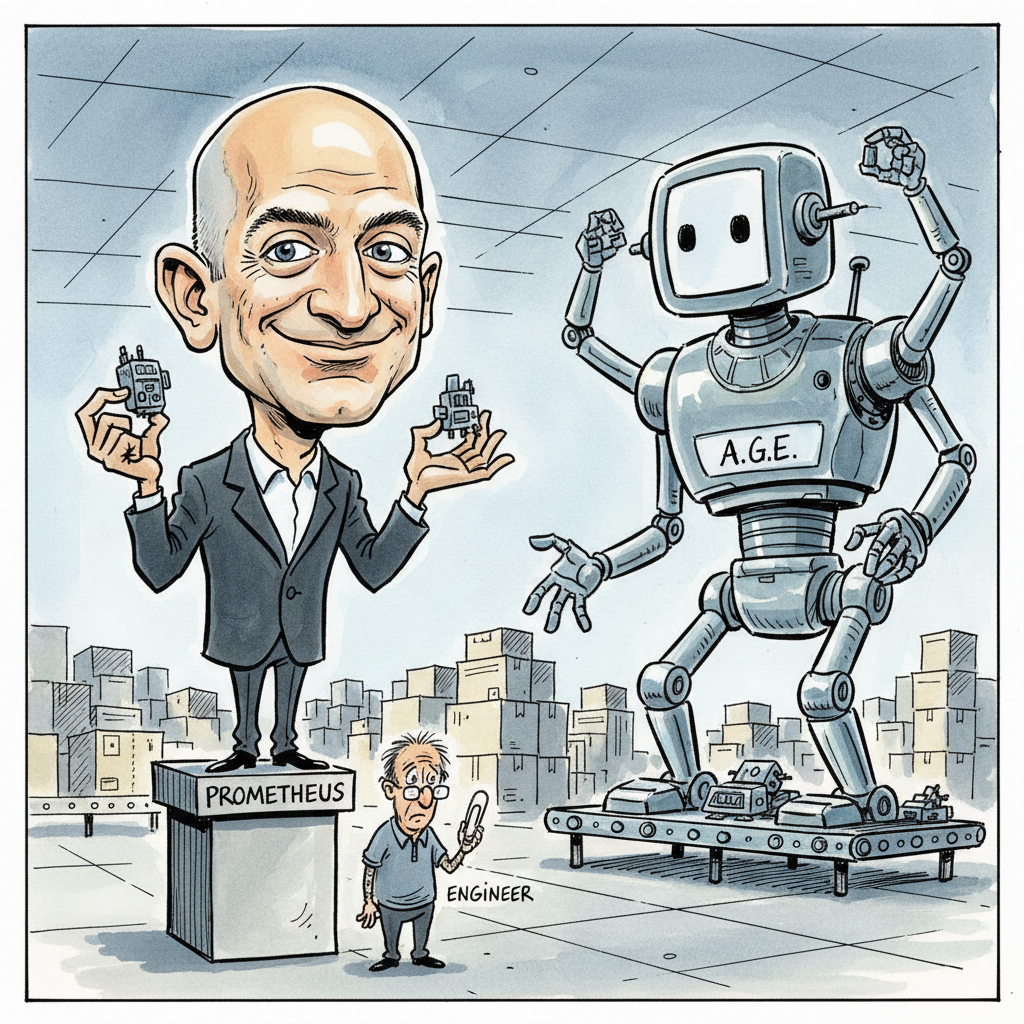 Bezos Unveils Latest Philanthropic Endeavor: Replacing Human 'Makers' With 'Better Makers'