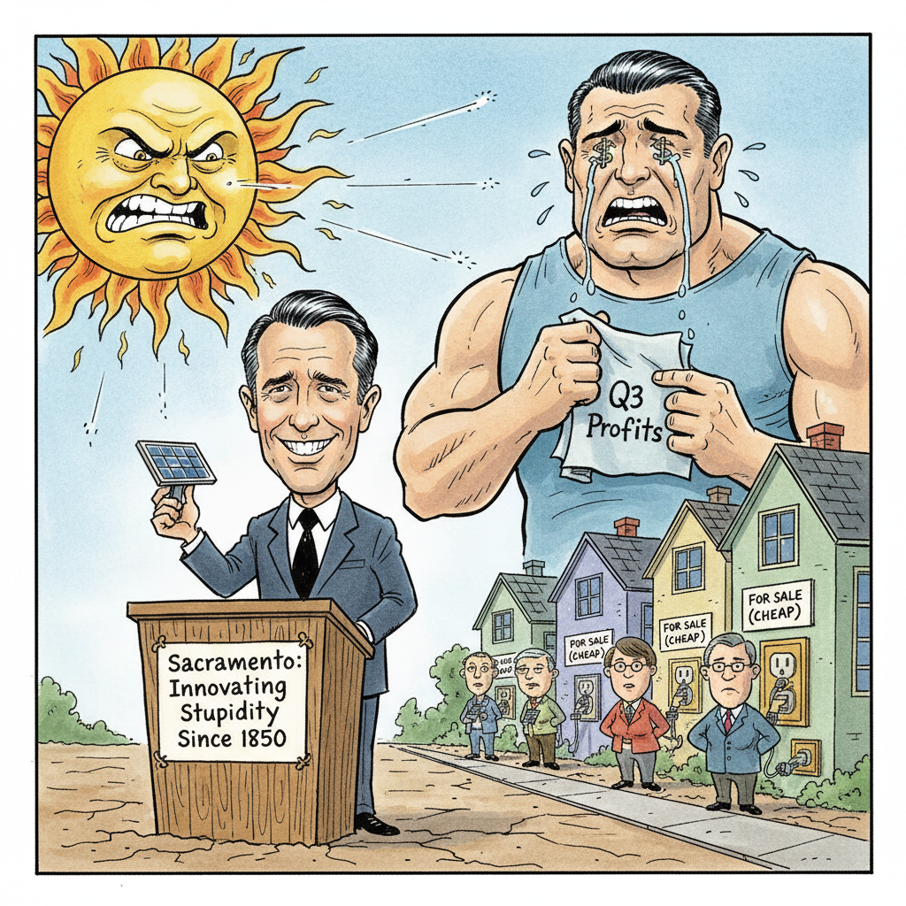 California Declares War on Sun, Permits Homeowners to Deploy Tiny Solar Countermeasures