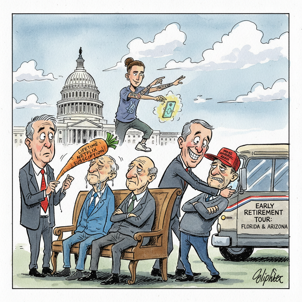 Congress Unveils Bold New Initiative: 'Operation Geriatric Shuffle'