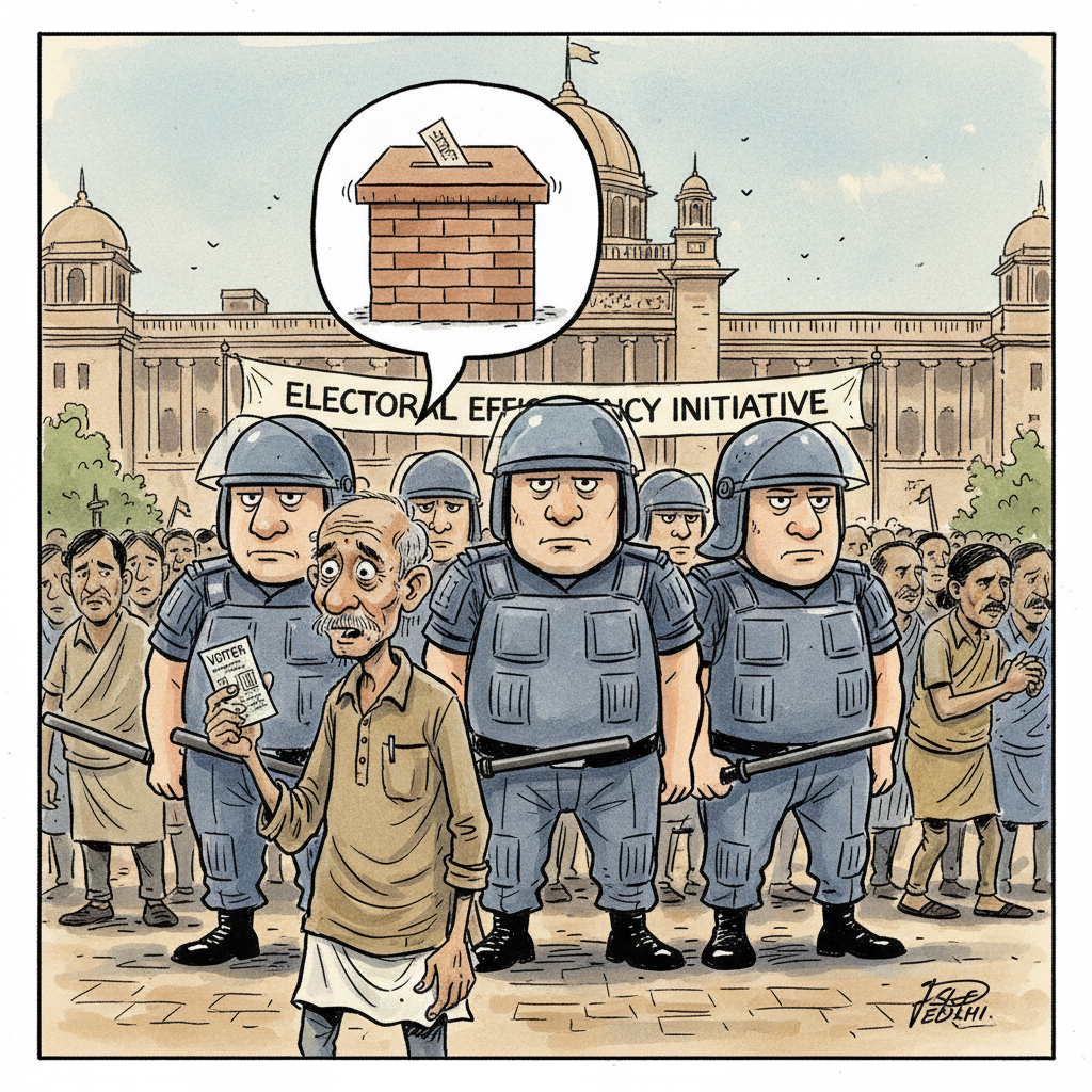 Democracy's Latest Upgrade: 'Optional' Participation Beta Testing in Delhi