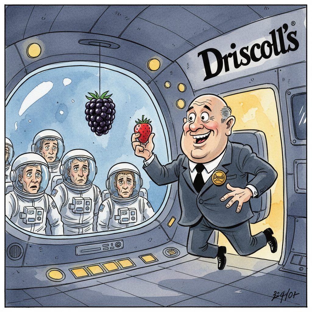 Driscoll's Unveils Ambitious Plan: Berries in Space, For Science (and Profit)