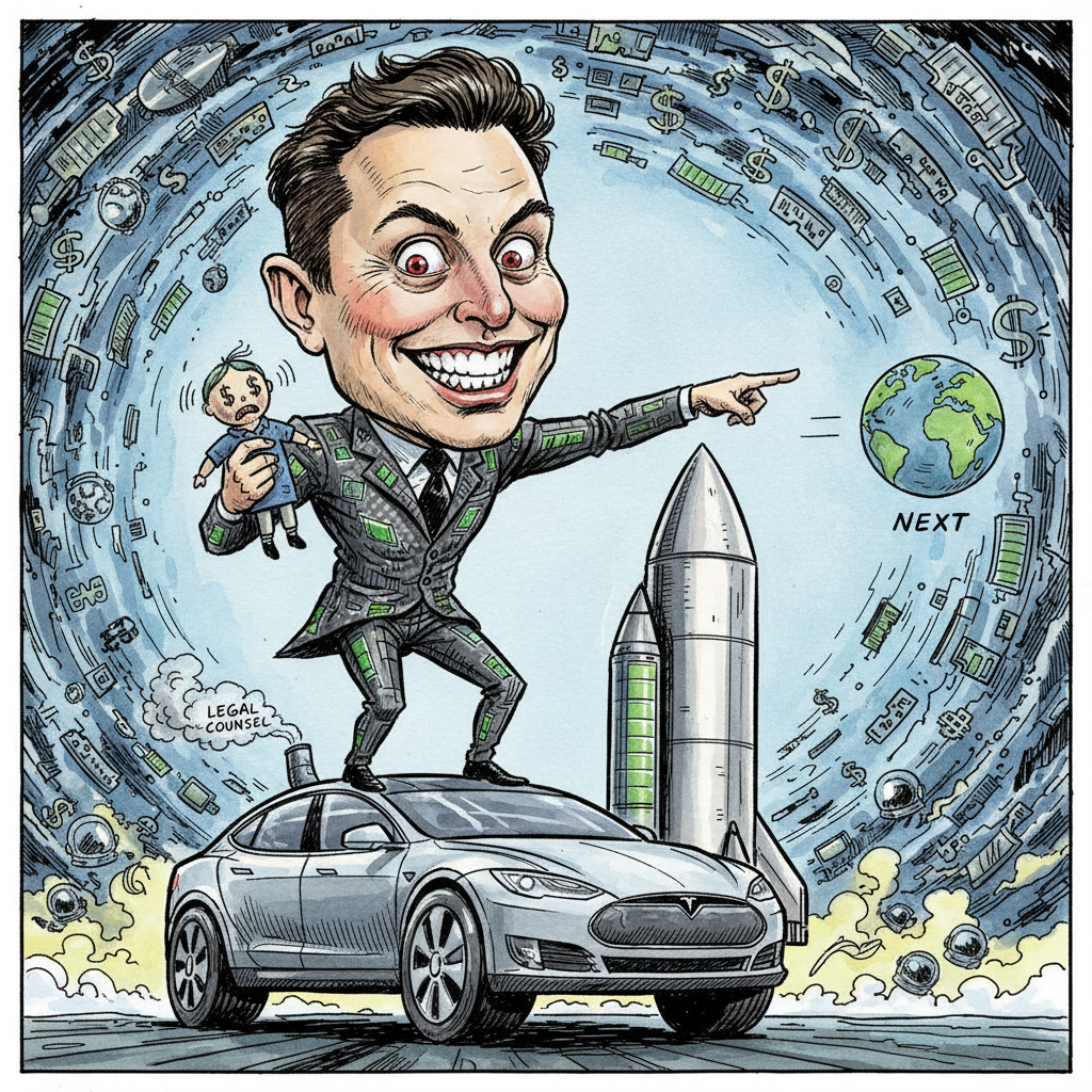Elon Musk Announces Plans to Consolidate All Human Endeavor into Single, Terrifyingly Efficient Megacorp