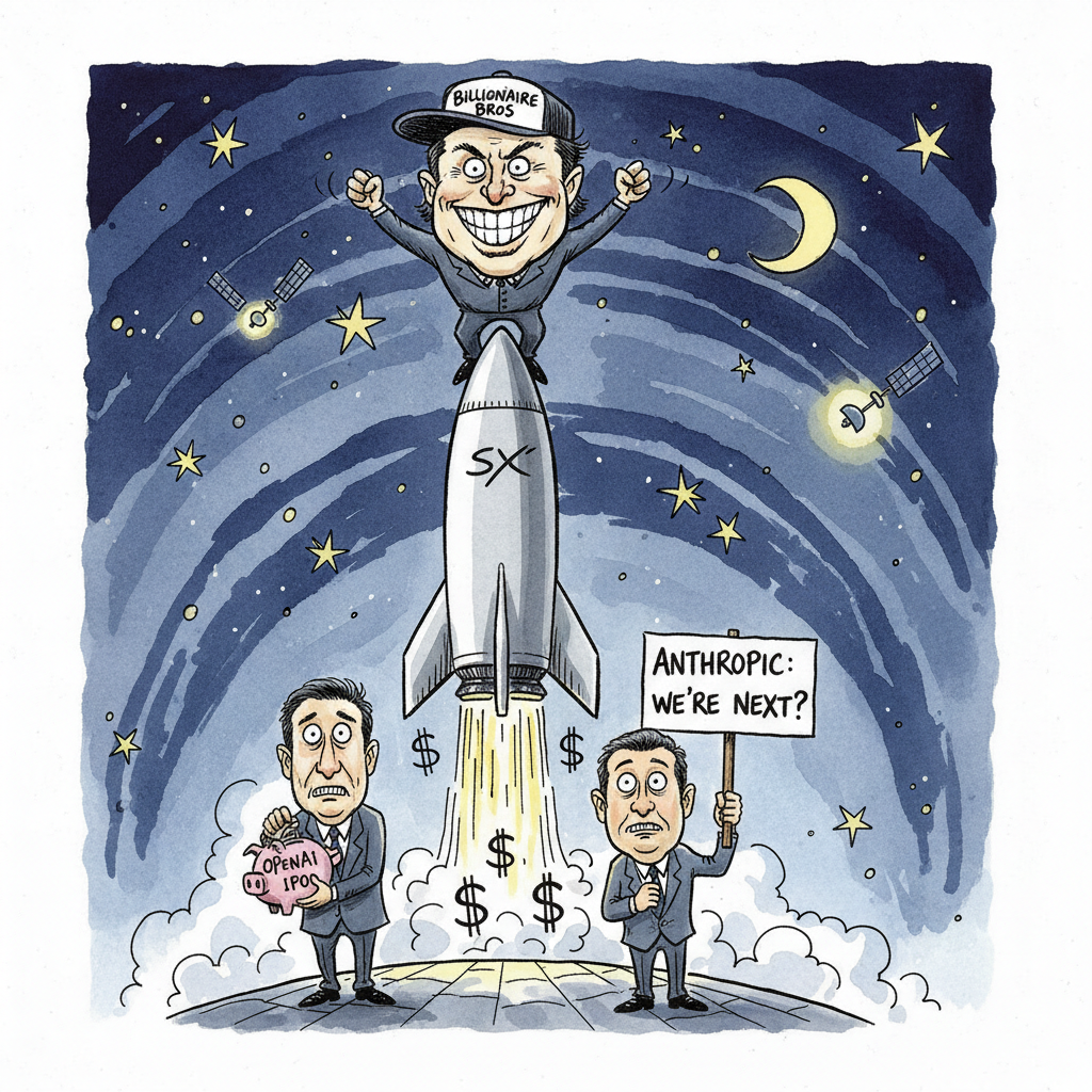Elon Musk's Rocket Flex: OpenAI & Anthropic Catching That IPO Vibe Check?