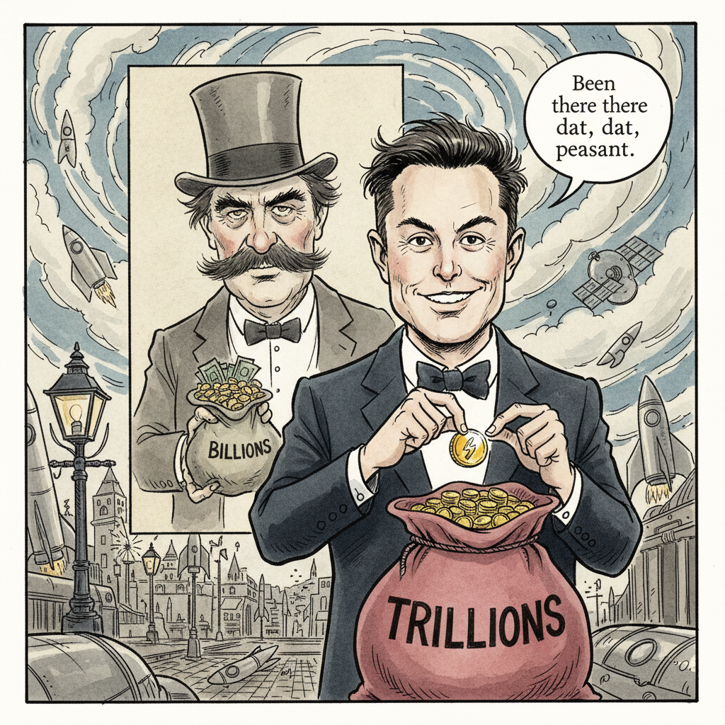 Elon's Trillionaire Era? Bestie, Rockefeller Did It First, Lowkey Flexin' From the Grave