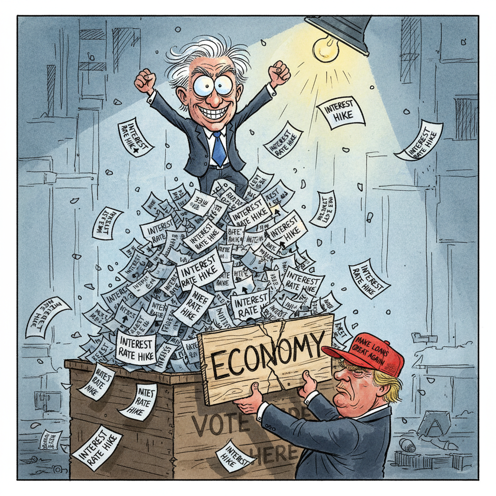 Fed Threatens 'Economic Consequences' for Voters Daring to Feel Positive