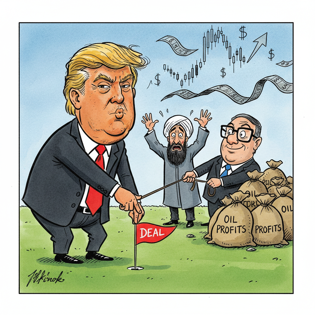 Financial Markets Achieve Peak Schizophrenia After Orange Man Says 'Deal!'