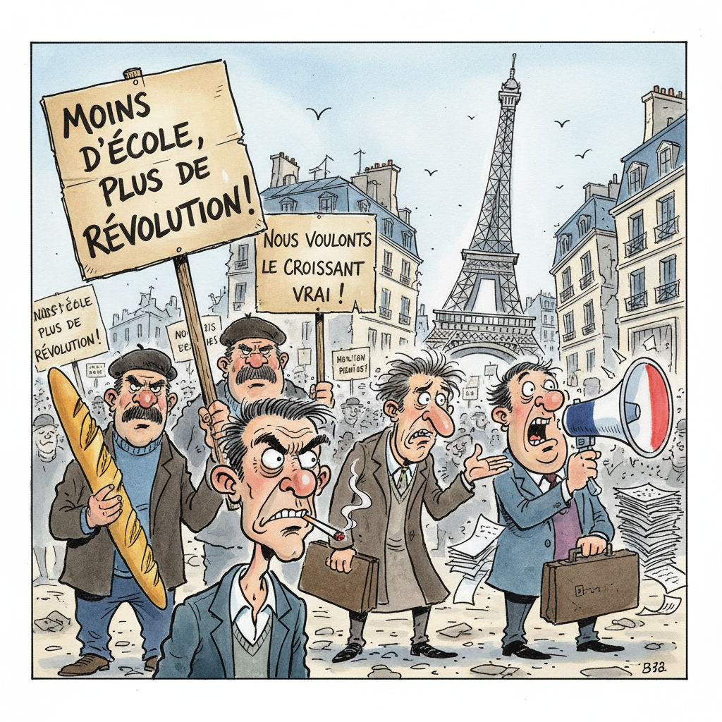 France's Youth, Citing 'Crippling Lack of Adequate Pout-to-Action Ratios,' Shut Down Nation