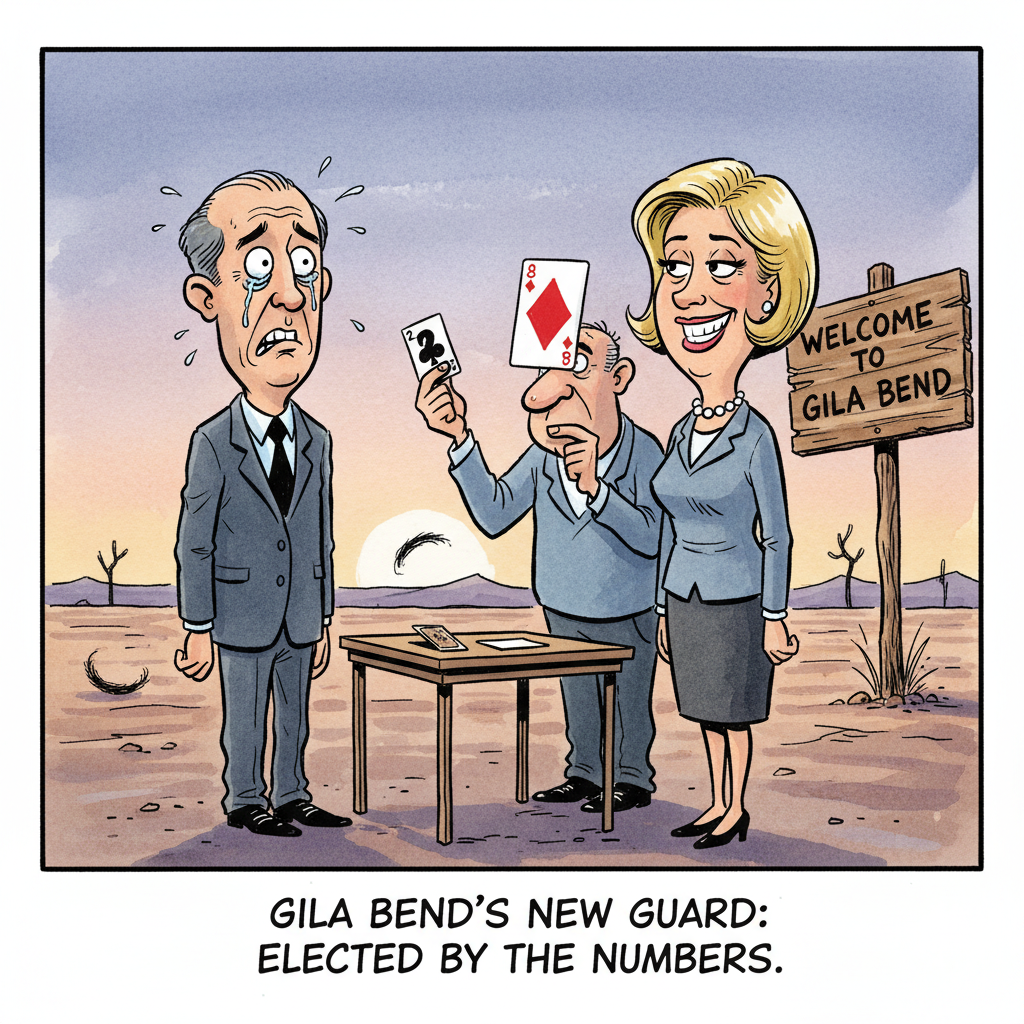 Gila Bend Settles Electoral Stalemate with Groundbreaking 'Chance-Based Governance' Initiative