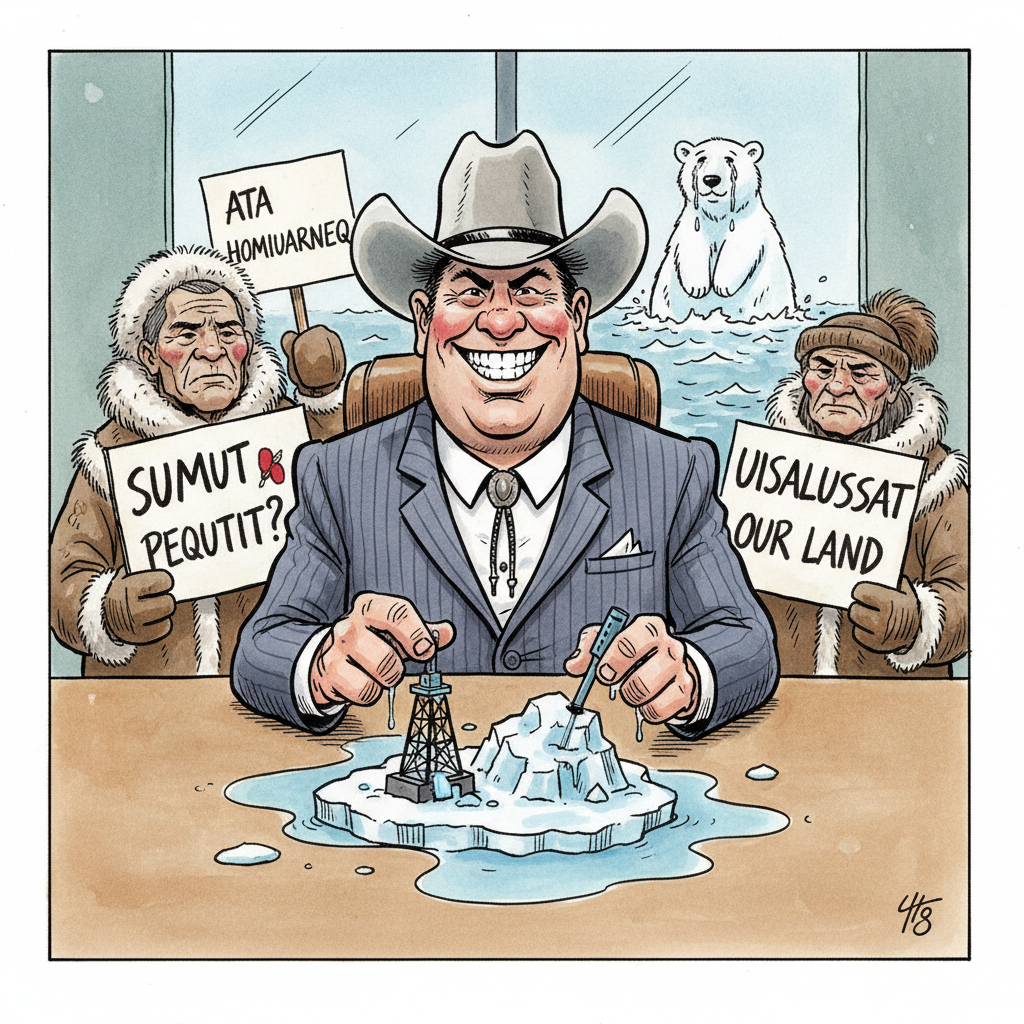 Greenland Debates Drilling for Oil, Or, More Efficient Ways to Accelerate Planetary Heat Death