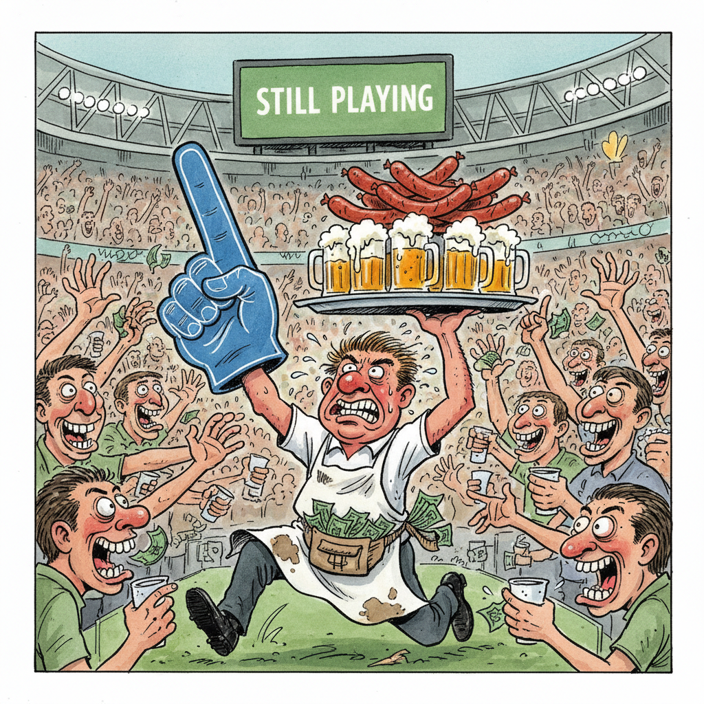 Historic Concession: Stadium Finally Acknowledges Gastronomy is a Contact Sport