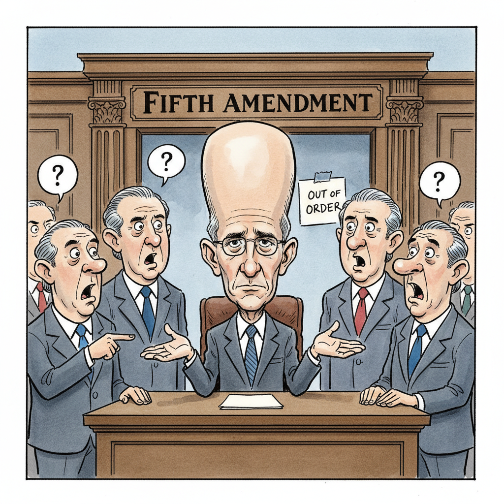 Historic Congressional Hearing Postponed as Committee Runs Out of Things to Plead the Fifth About