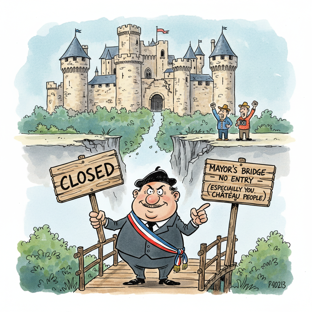 Historic Feudal Dispute Reignites as Petty Bureaucrat Closes Bridge, Demands Toll in Prestige