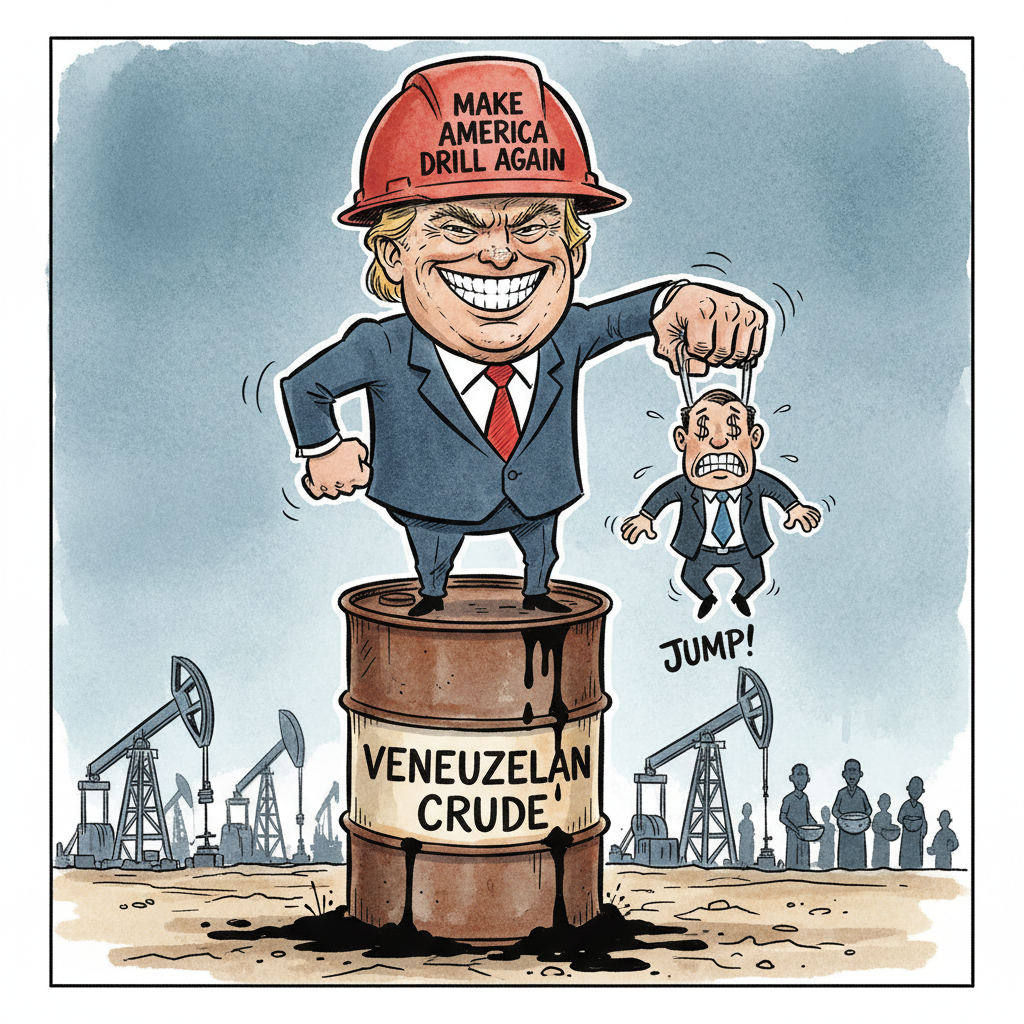 Humanitarian Crisis? More Like 'Petroleum Opportunity,' Says U.S. Diplomacy