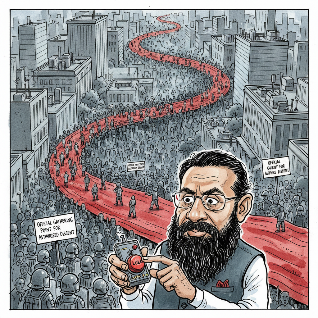 India's Capital Hosts "Freedom to Loiter" Convention, Locals Mistake For Protest