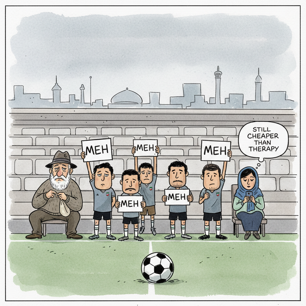Iran's Beloved Soccer Team Now Competing for 'Least Irrelevant Distraction' Award