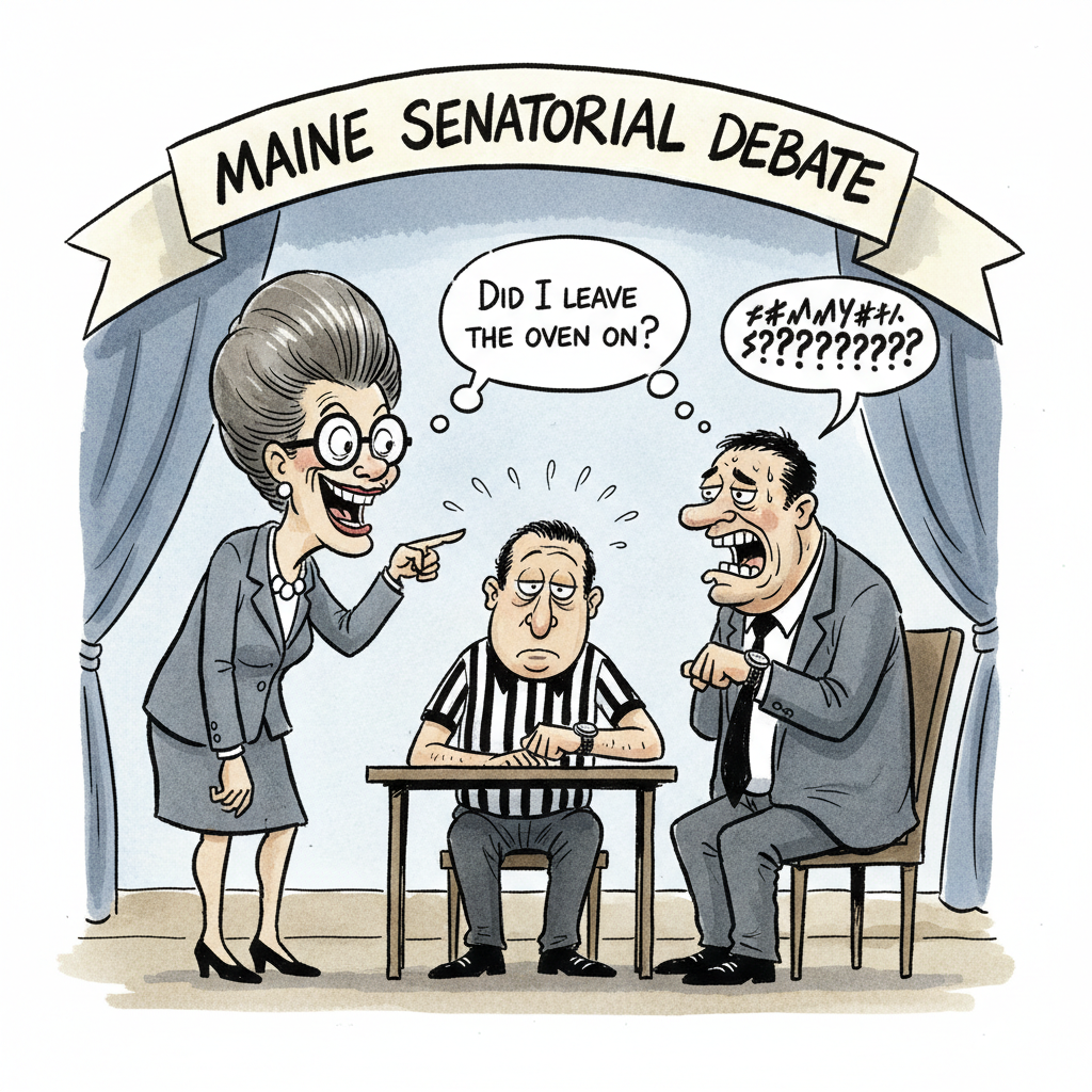 Maine Debate Descends into Predictable Squabble-fest; Viewers Awarded Participation Trophies for Enduring