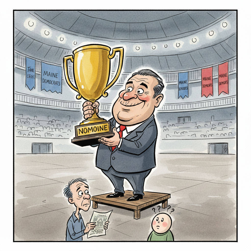Maine's Democratic Senate Primary: A Thrilling Race Between One Guy and Two Filing Errors