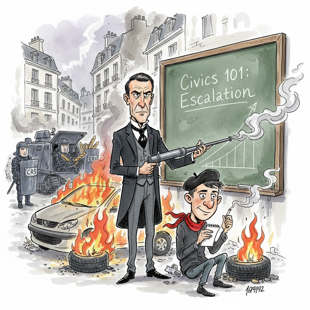 Ministry of Education Replaces Detention with Military-Grade Crowd Dispersal
