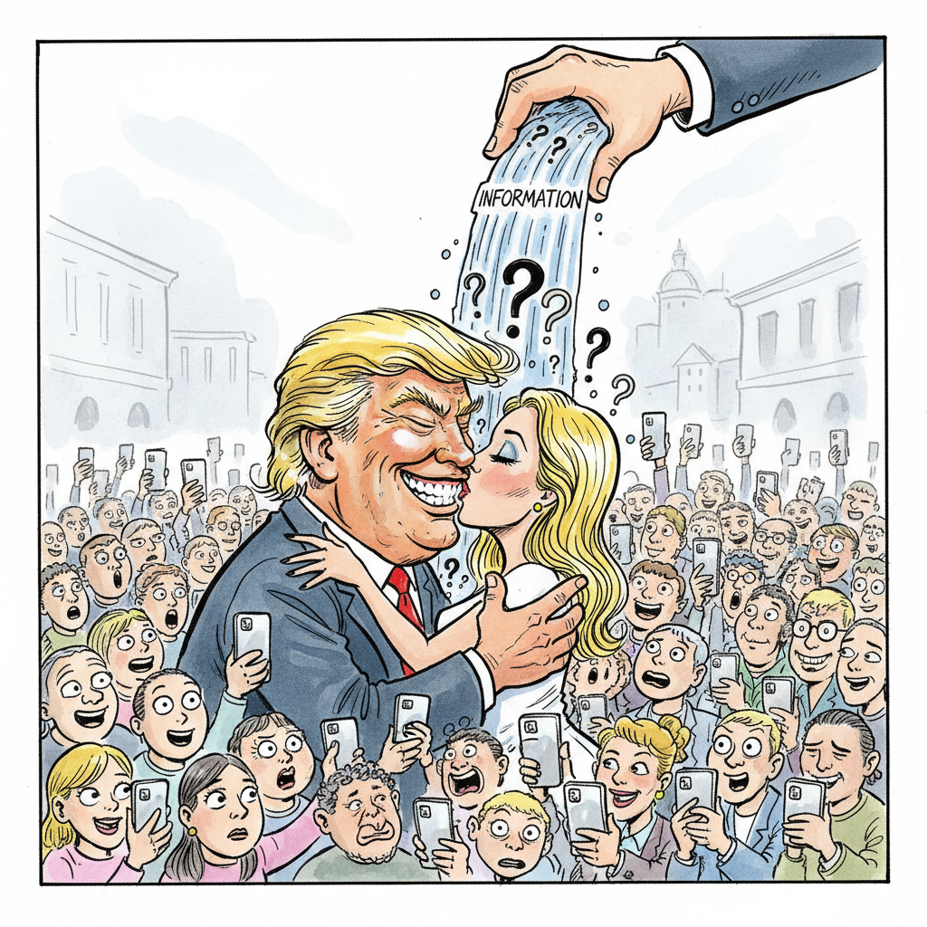 Nation's Critical Thinking Skills Officially Declared 'Post-Facto,' Trump Kissing Image Proves