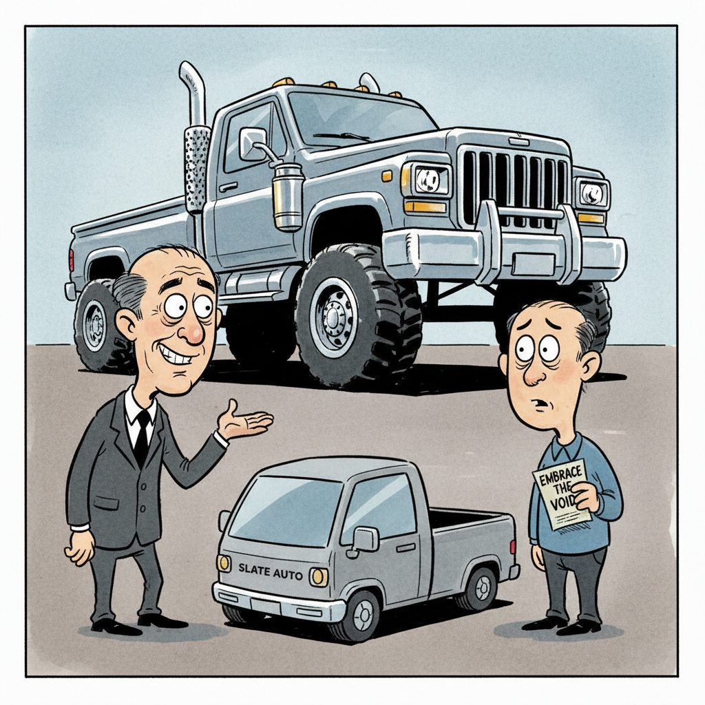 New $25K Electric Truck: So Basic, It Comes With Existential Dread Standard