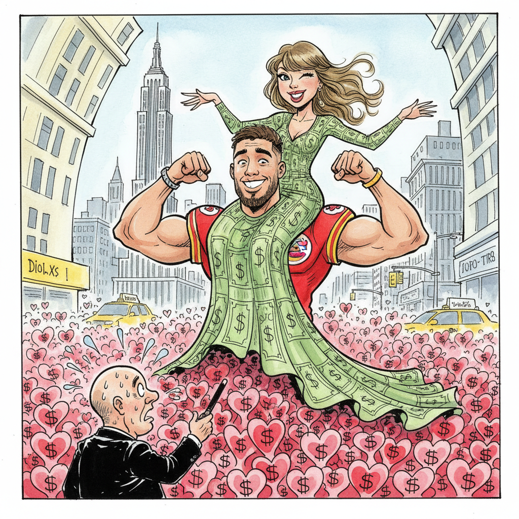 NYC Braces for Swift-Kelce Nuptials: Economists Warn of Catastrophic Influx of 'Good Vibes'