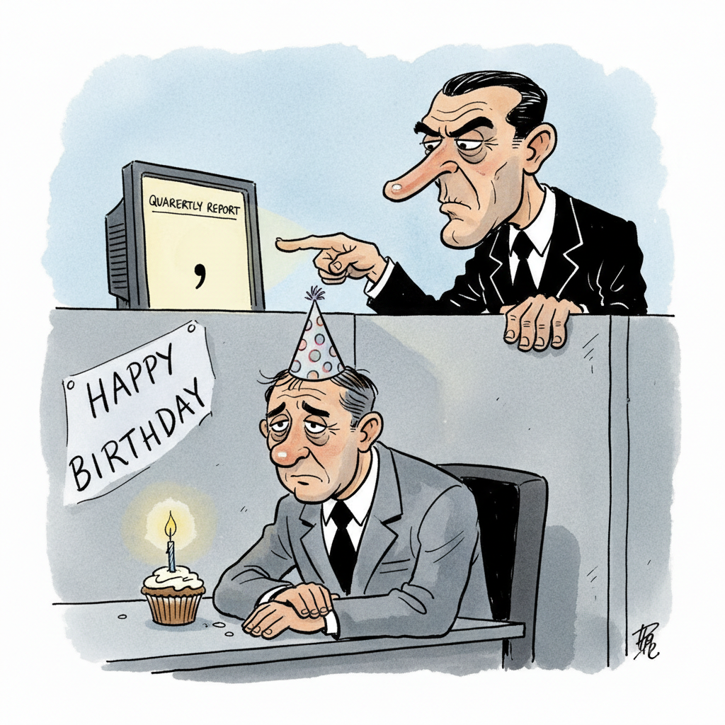 Office's 'Birthday-Free Zone' Policy Sparks Existential Dread, Lowers Cake Futures