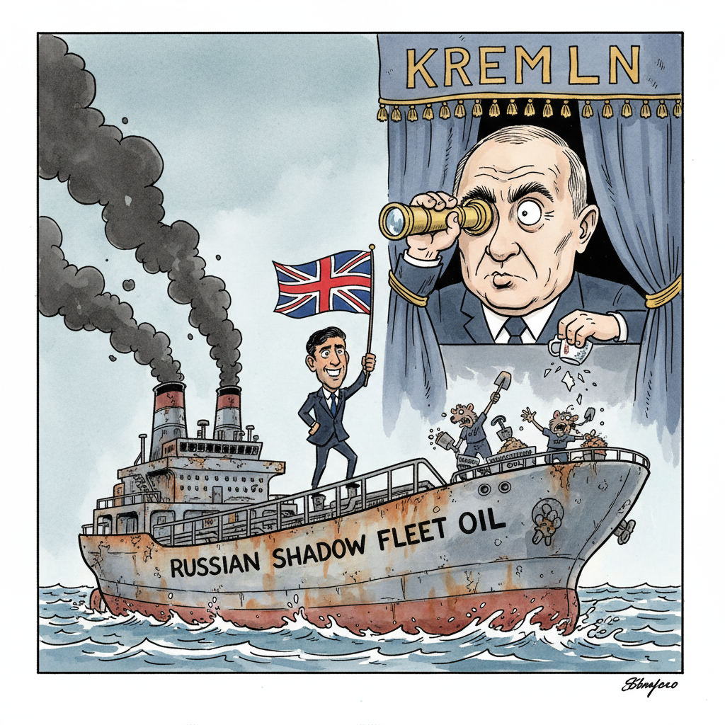 OMG, British Forces Flex on Russia's Sketchy Oil Ships: It's Giving 'Main Character Energy'!