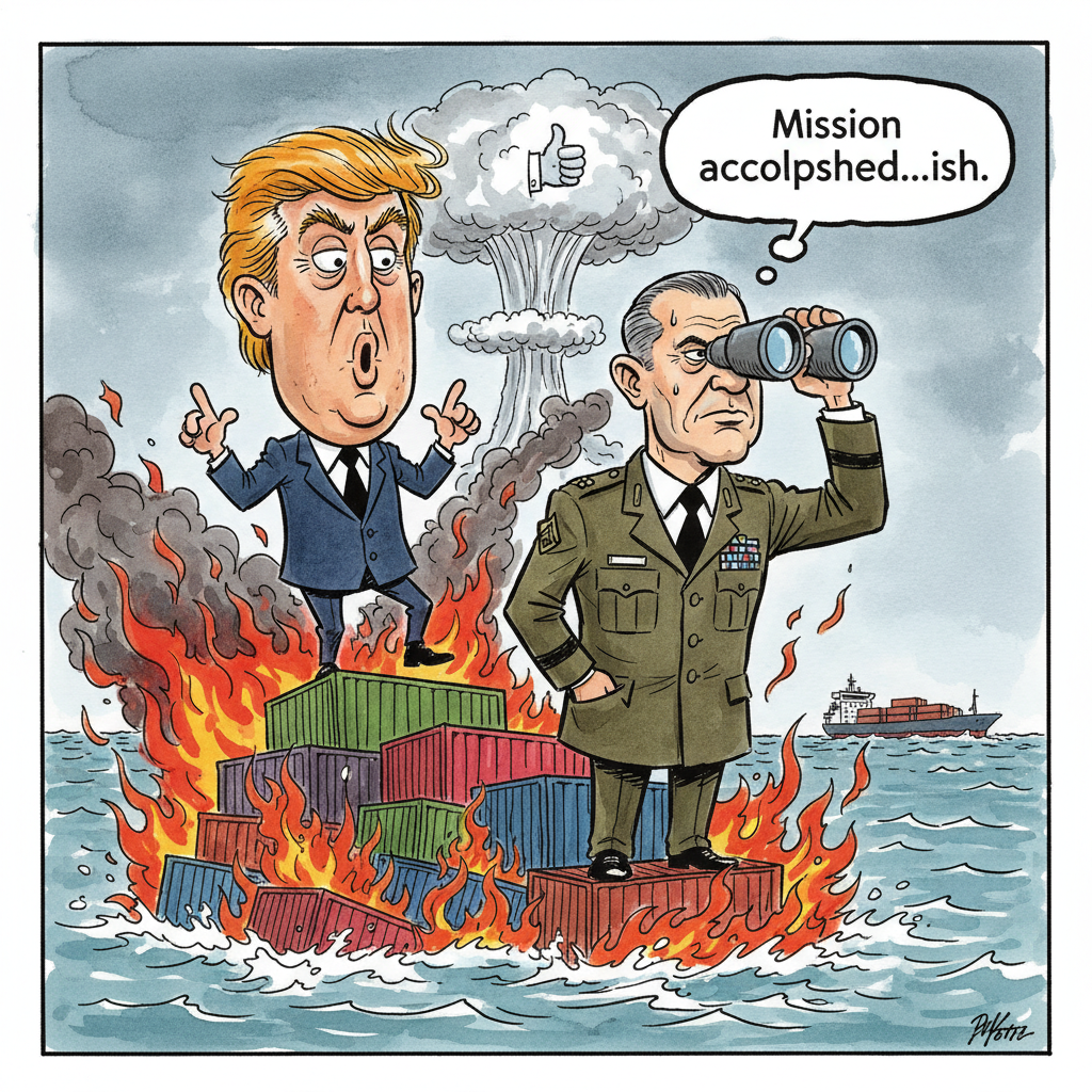 Pentagon Achieves Peak Strategic Irony, Destroys Ships to Protect Shipping