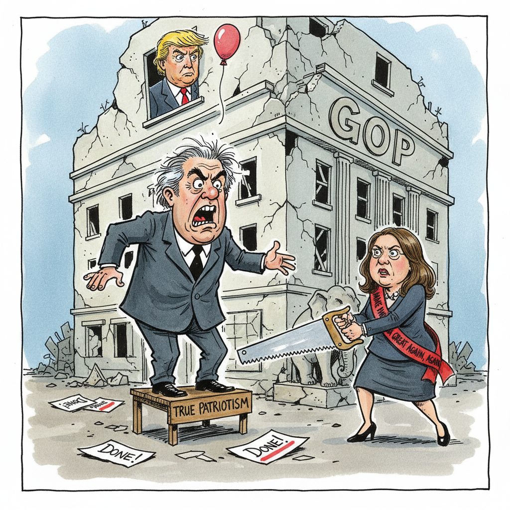 Pre-Emptive Divorce Filings Skyrocket as GOP Awaits Carlson, Greene's Inevitable Return