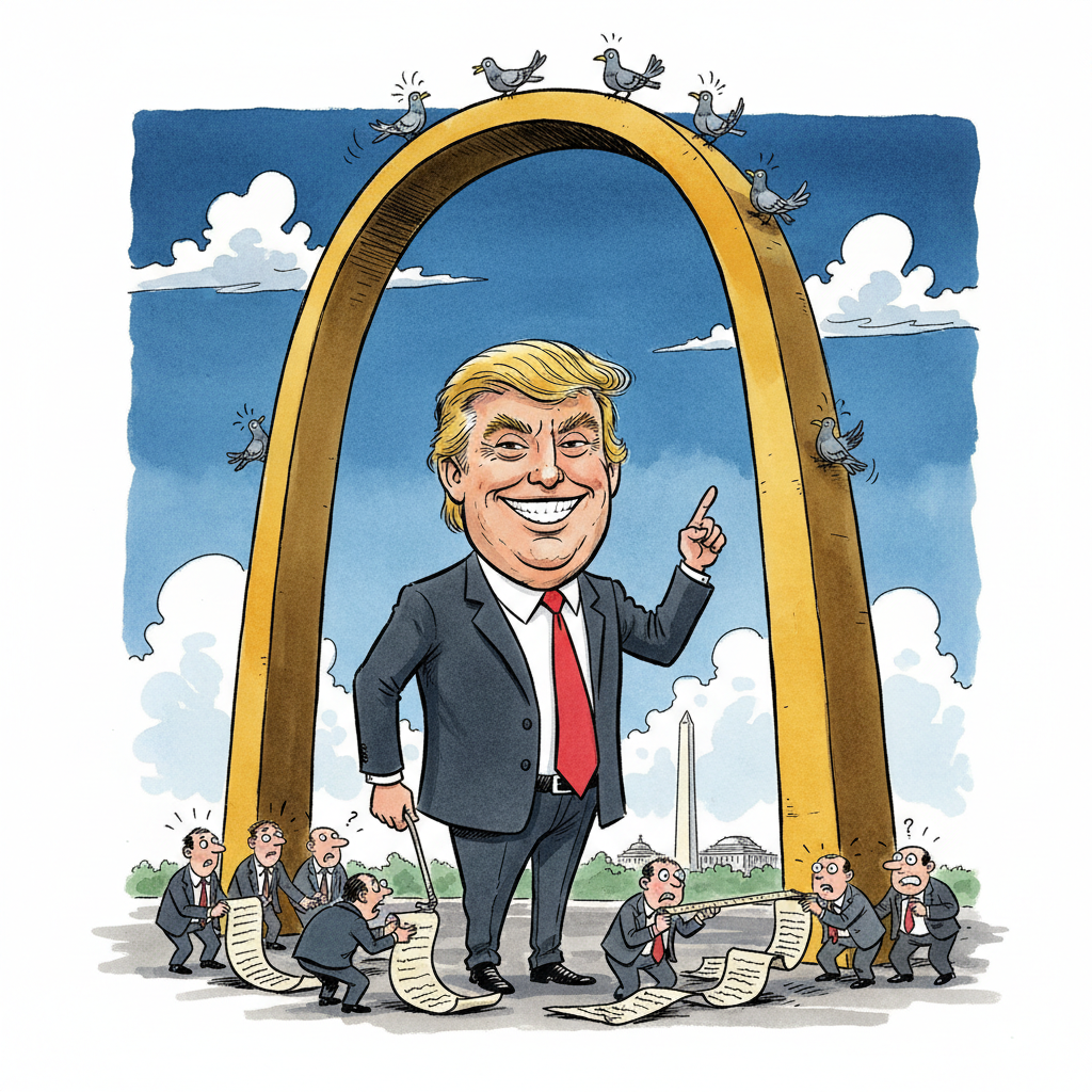 Presidential Erected Structure Threatens Sky, Local Birds, and Rule of Law
