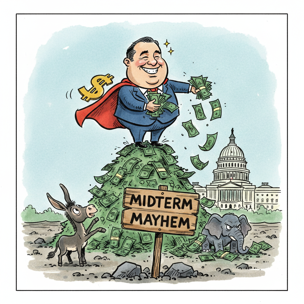 Pritzker Unveils "Democracy's Sugar Daddy" Initiative, Promises to Drown GOP in Benjamins