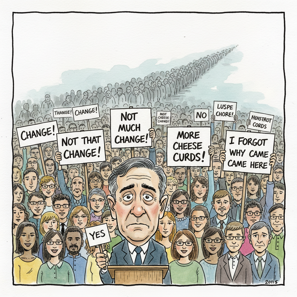 Quebec: Majority Vote for 'Change,' Immediately Regrets Defining 'Change'