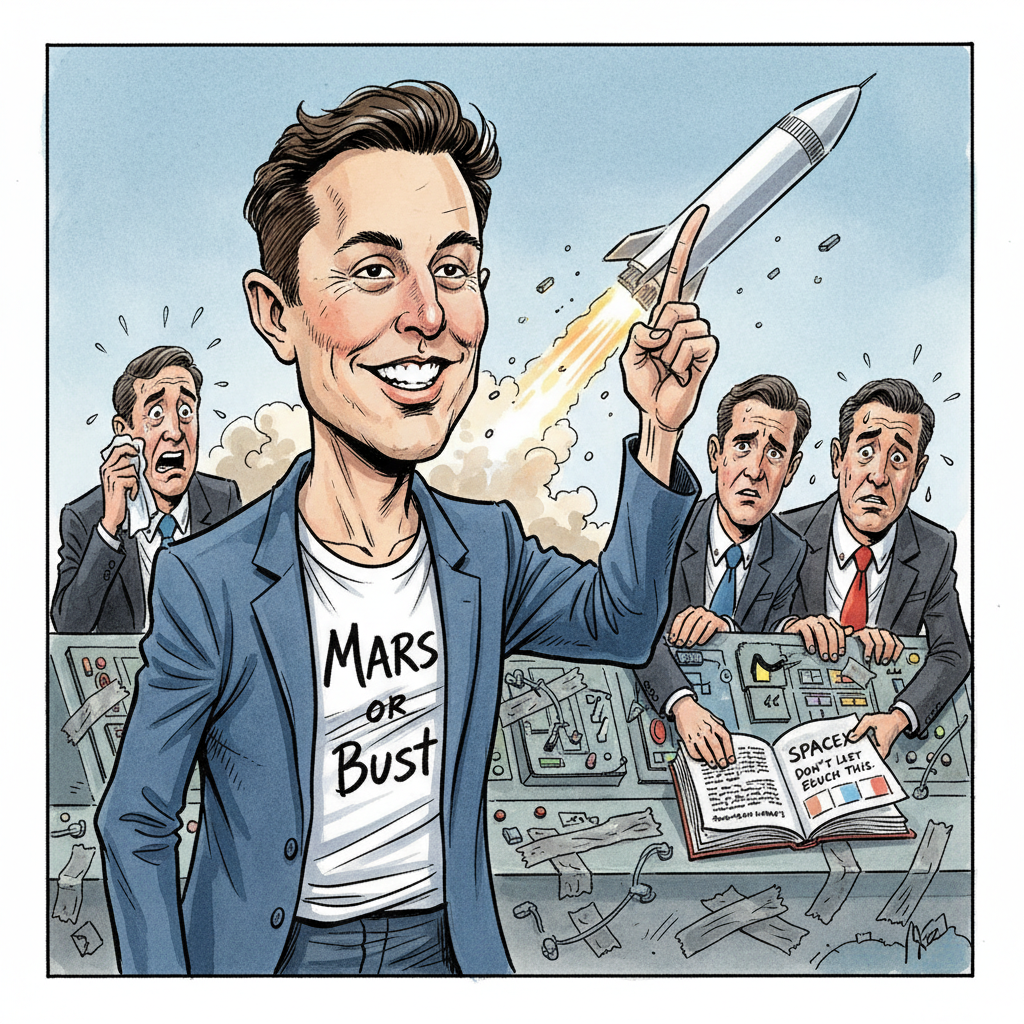 SpaceX Confirms Musk’s Hands Are Too Occupied For Mere 'Management'