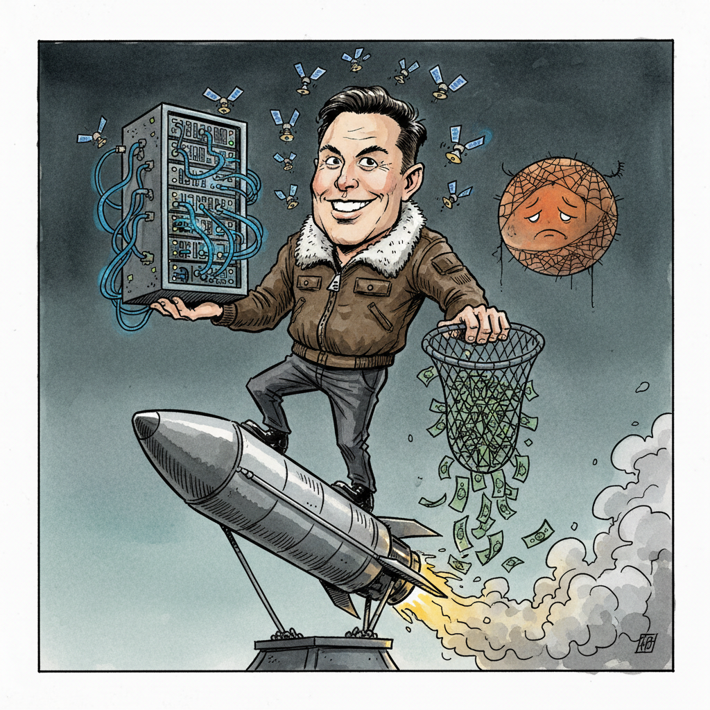 SpaceX Hits Profitability After Remembering To Monetize The Void Between Stars