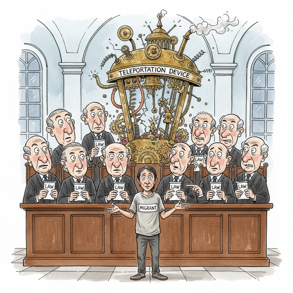 Supreme Court Considers If Human Beings Are Legally Obligated to Possess Teleportation Devices