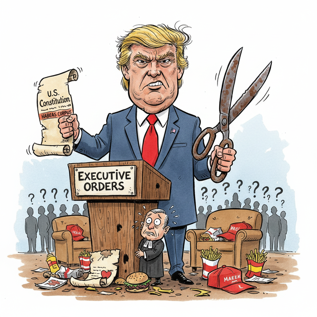 Trump Considers Bold New Executive Order: 'Constitution-Free Zones' for the 'Unconstitutioned'