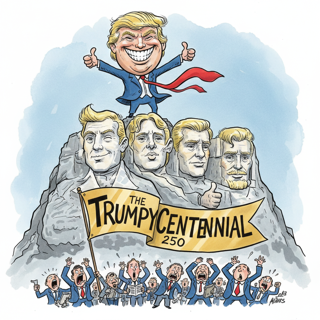 Trump Rebrands America's 250th as 'The Trumpennial, A Yu-uge Celebration!™'