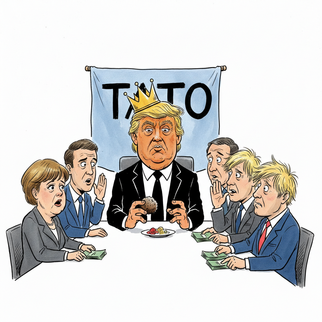 Trump Rebrands NATO as 'North Atlantic Tribute Organization,' Demands Spicy Meatballs