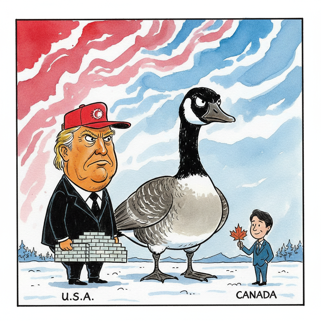 Trump's Canadian Gambit: A Masterclass in Diplomacy by Fecal-Spattered Toddler