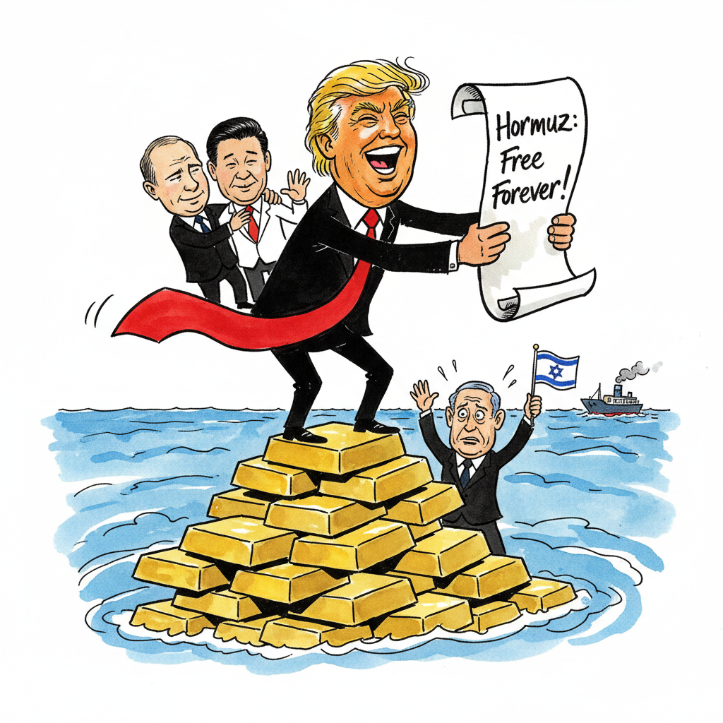 Trump's Celestial Deal Guarantees 'Toll-Free' Hormuz... for All Eternity!