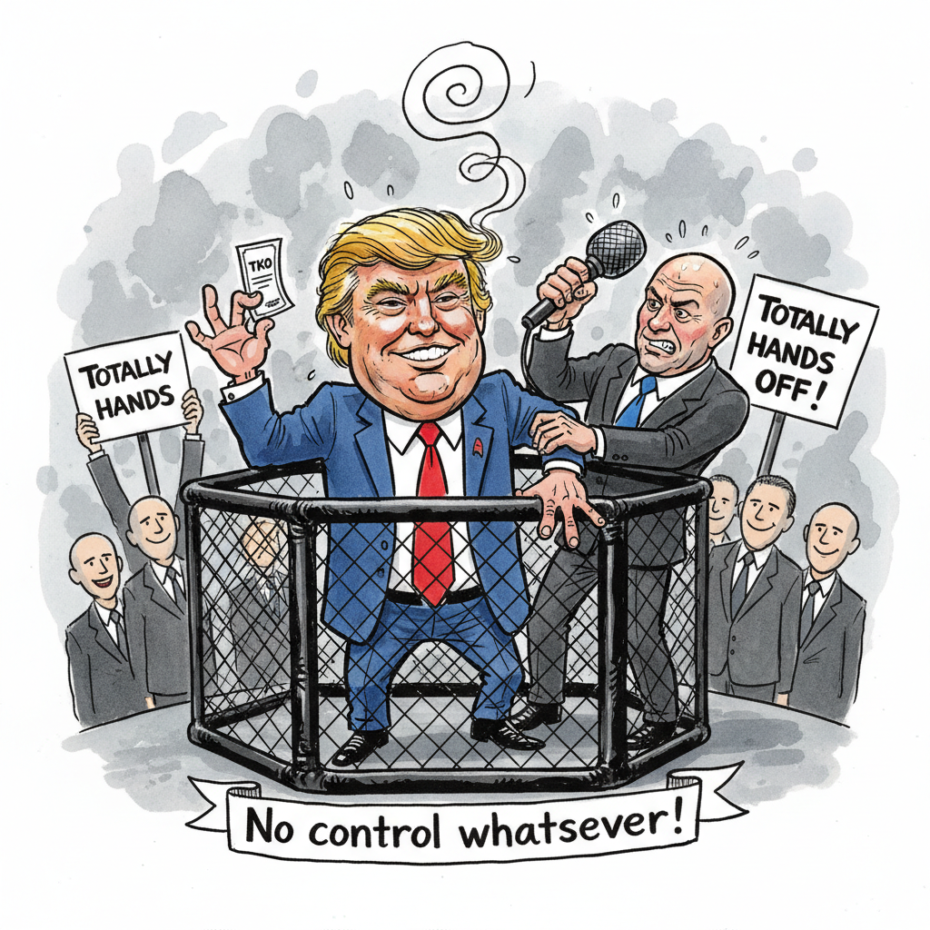 Trump's Invisible Hands 'Absolutely Not' Grabbing UFC Shares, Say Invisible Men