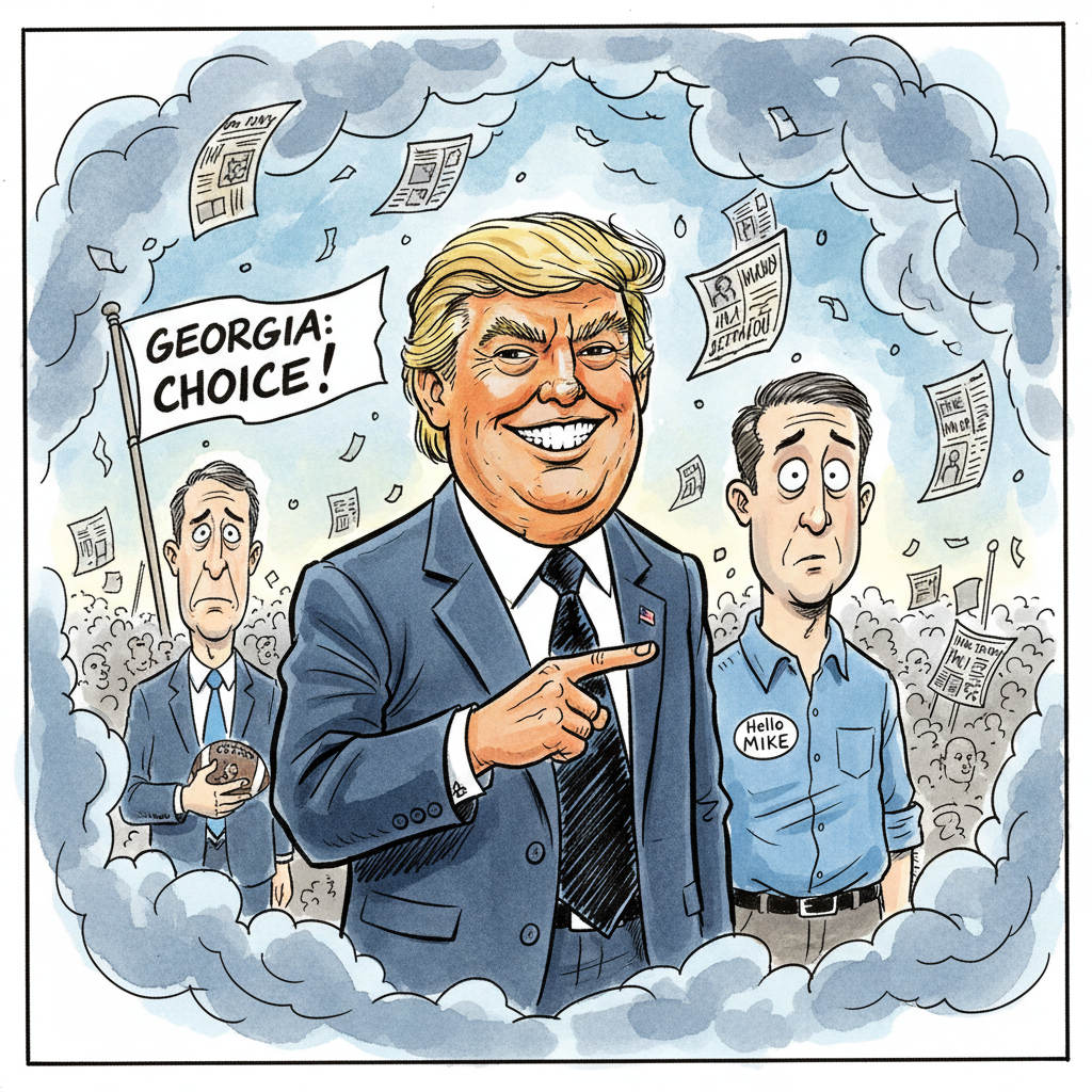 Trump's Latest Endorsement Strategy: The 'Anyone But Kemp' Maneuver Proves Shockingly Effective