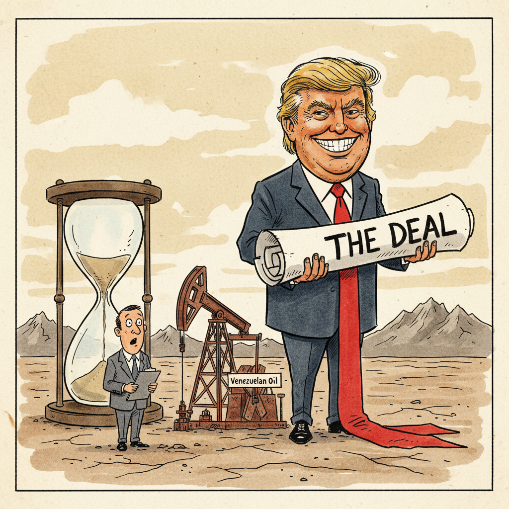 Trump's 'Oil Deal' Now a Multi-Decade Infrastructure Project to Generate Anticipation
