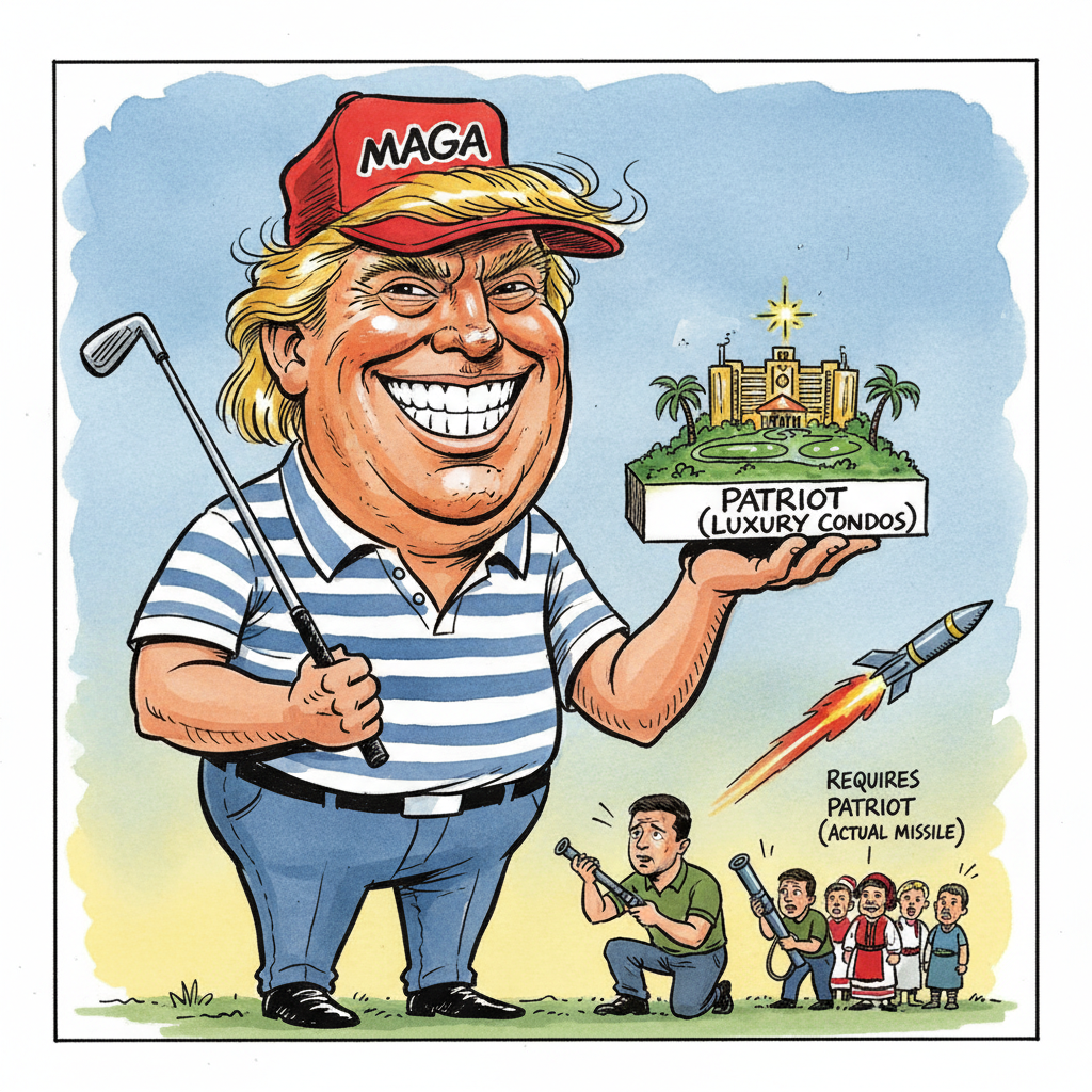 Trump's 'Patriot Act' Now Exclusively for Golf Course Development, Kyiv Learns