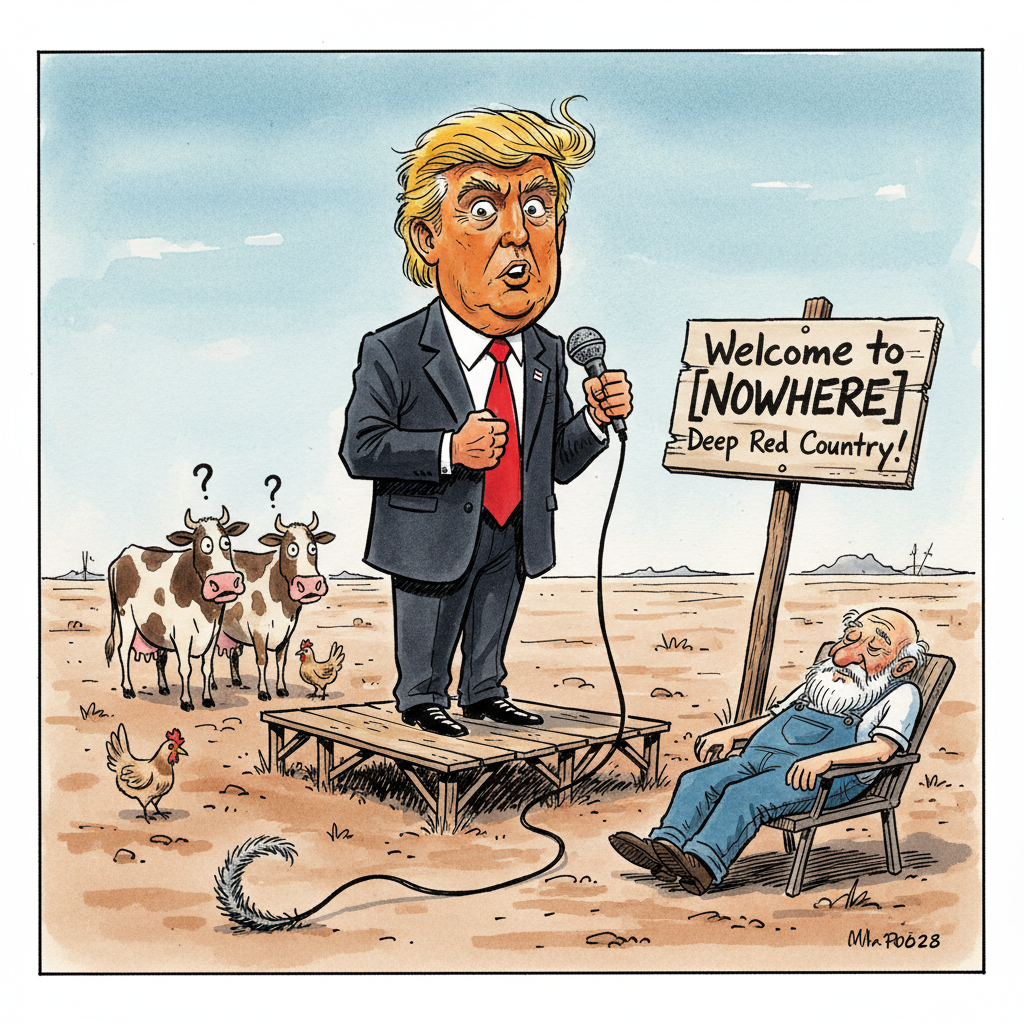 Trump's 'Victory Lap' Tour Unearths New Depths of Republican 'Strongholds' – Mostly Just Dirt
